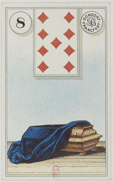 Lenormandkarte 8 Der Sarg