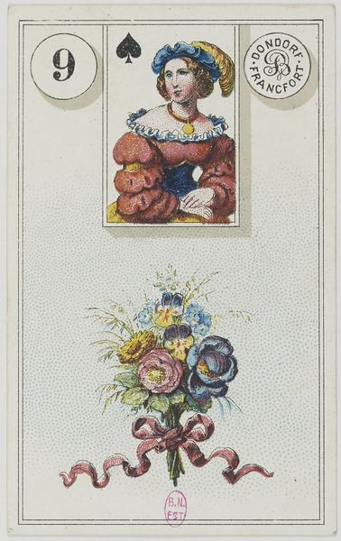 Lenormandkarte 9 Der Blumenstrauß