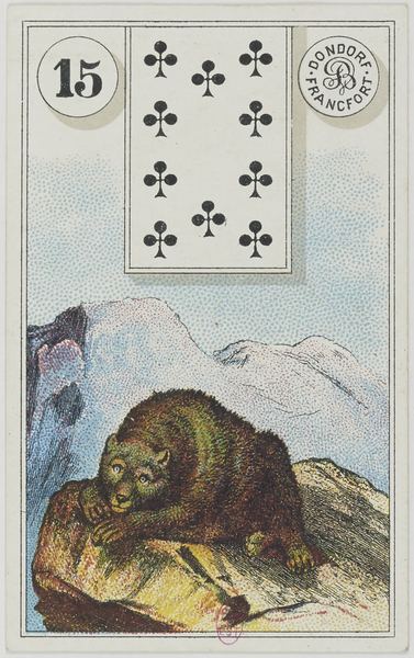 Lenormandkarte 15 Der Bär