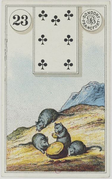 Lenormandkarte 23 Die Mäuse