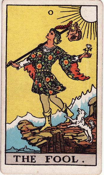 Tarotkarte Der Narr aus dem Rider-Waite-Tarot