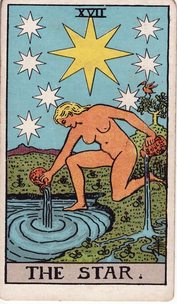 Tarotkarte Der Stern aus dem Rider-Waite-Tarot