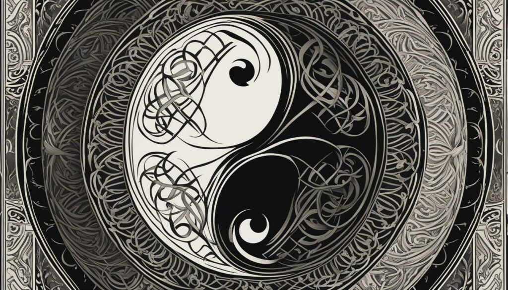 Einblick in ein Yin Yang spezialisiertes Tarotdeck